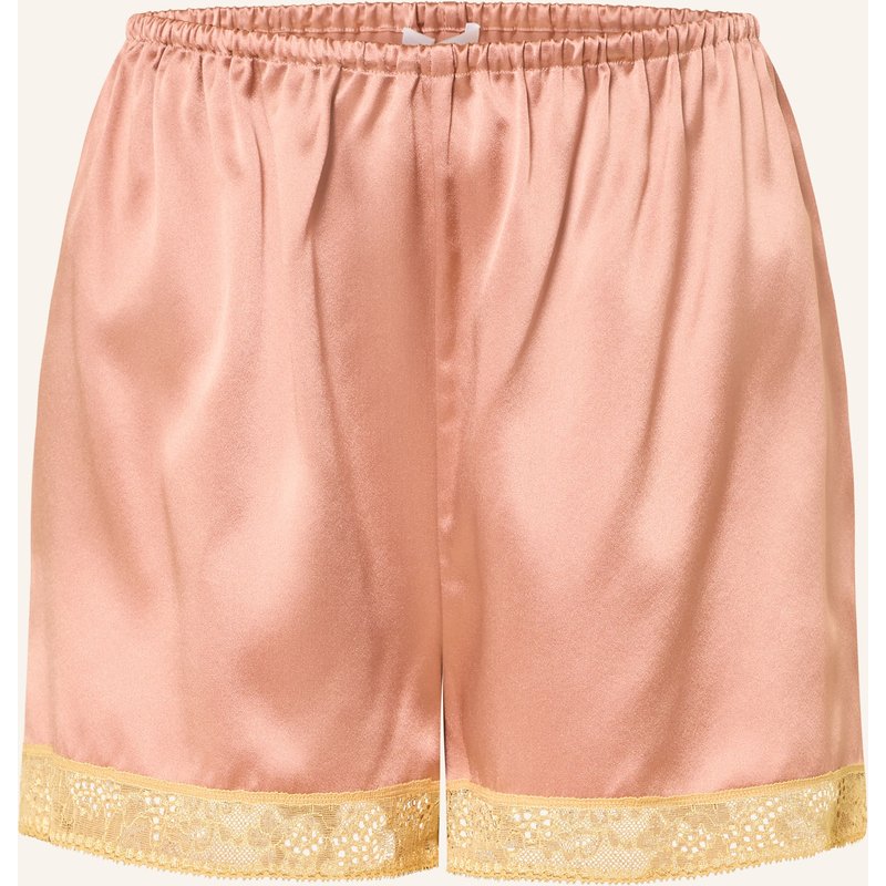 Eres Schlafshorts Pretty Aus Seide orange