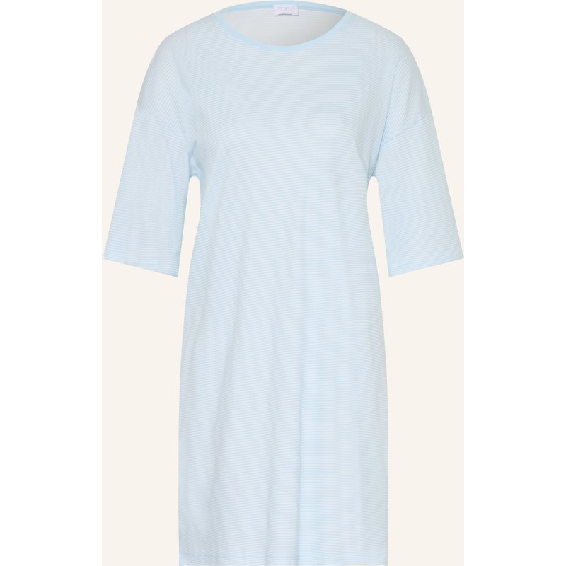 Mey Nachthemd Simple Stripes Mit 3/4-Arm blau