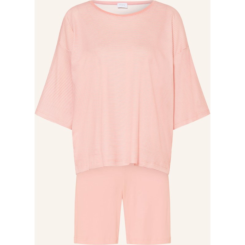 Mey Shorty-Schlafanzug Serie Simple Stripes rosa