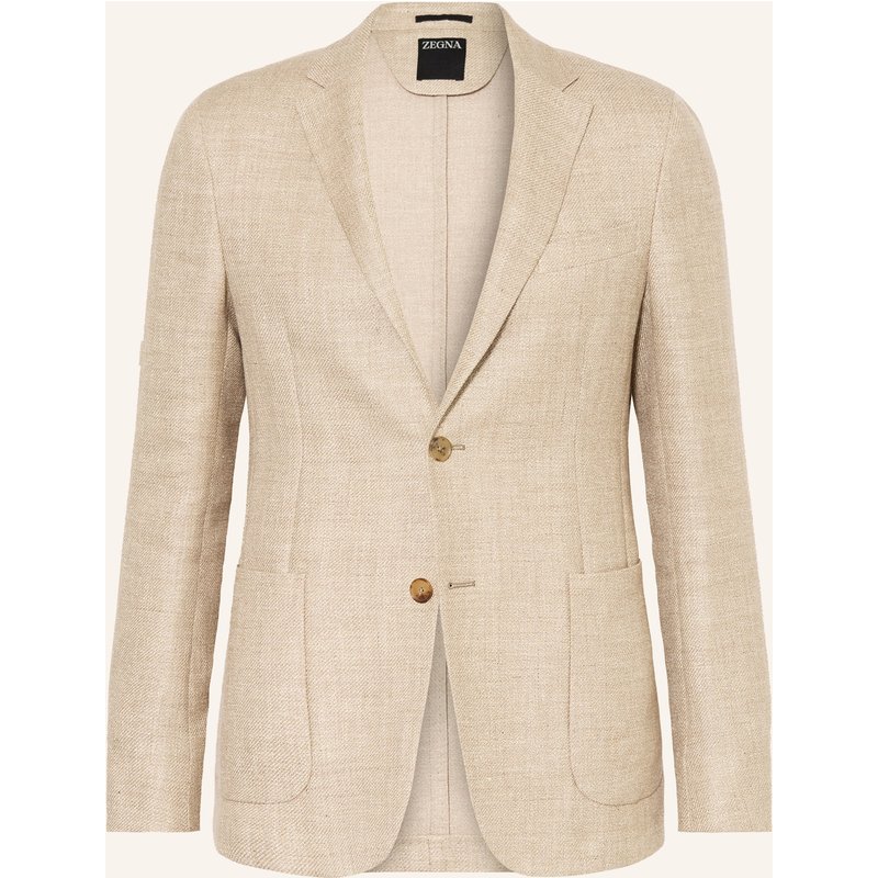 Zegna Sakko Extra Slim Fit Mit Leinen beige