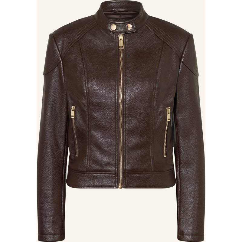 Guess Jacke Marlene In Lederoptik braun