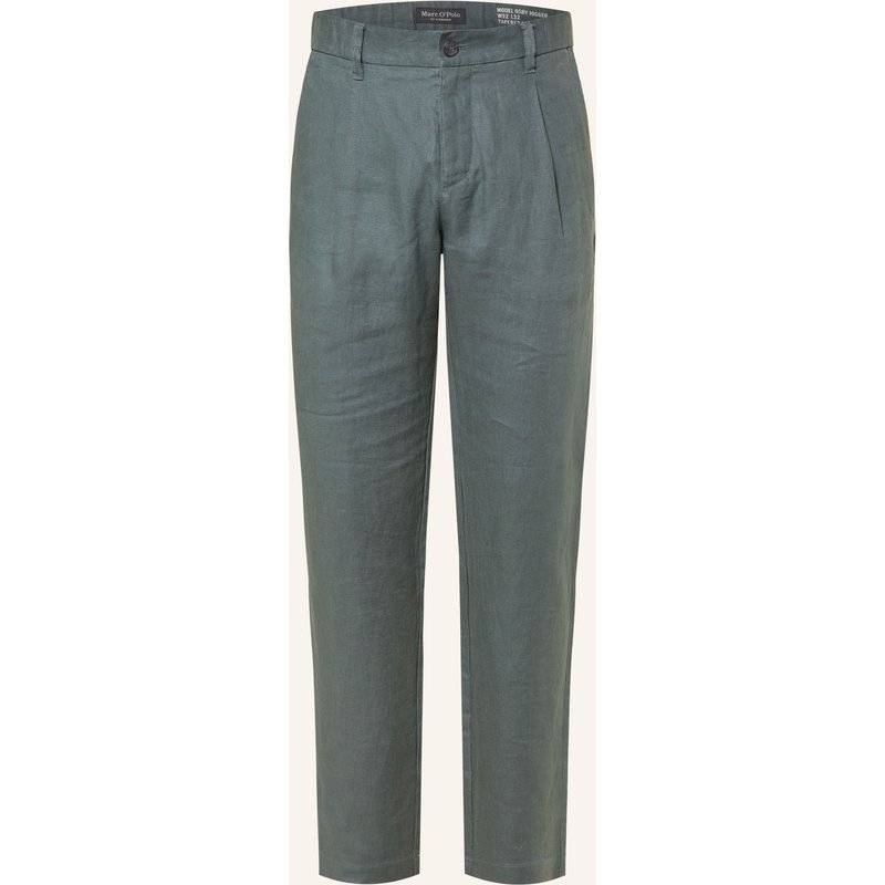 Marc O'polo Leinenchino Tapered Fit gruen