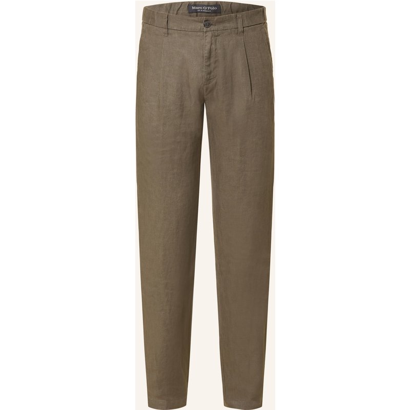 Marc O'polo Leinenchino Osby Tapered Fit braun