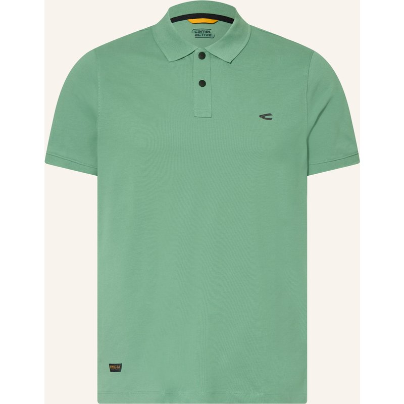 Camel Active Piqué-Poloshirt gruen