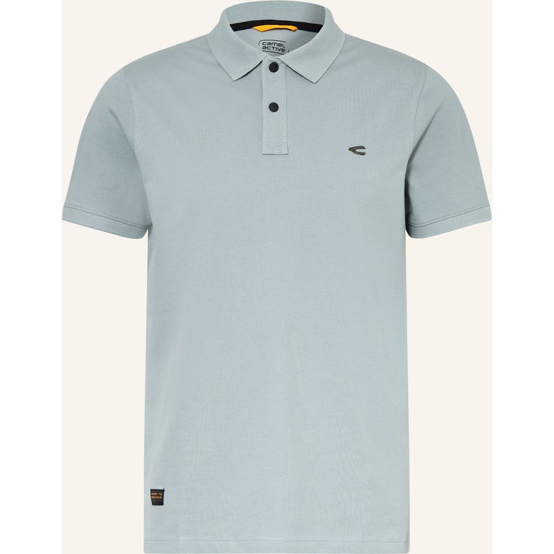 Camel Active Piqué-Poloshirt blau