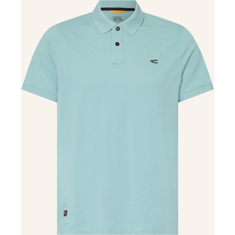 Camel Active Piqué-Poloshirt blau
