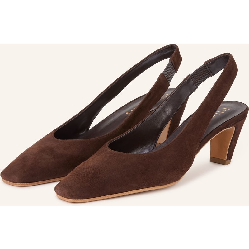 Lilienfels Slingpumps braun