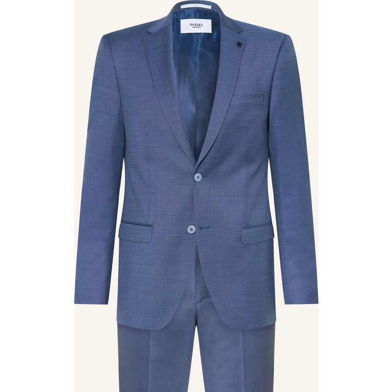 Digel Move Anzug Anthony Slim Fit blau