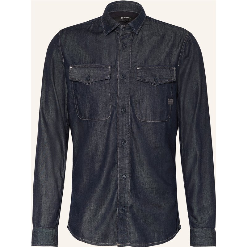G-Star Jeanshemd Marine Slim Fit blau