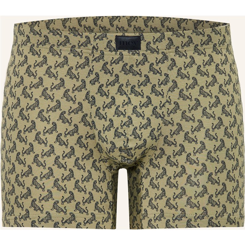 Mey Boxershorts Serie Tipsy Tigers gruen