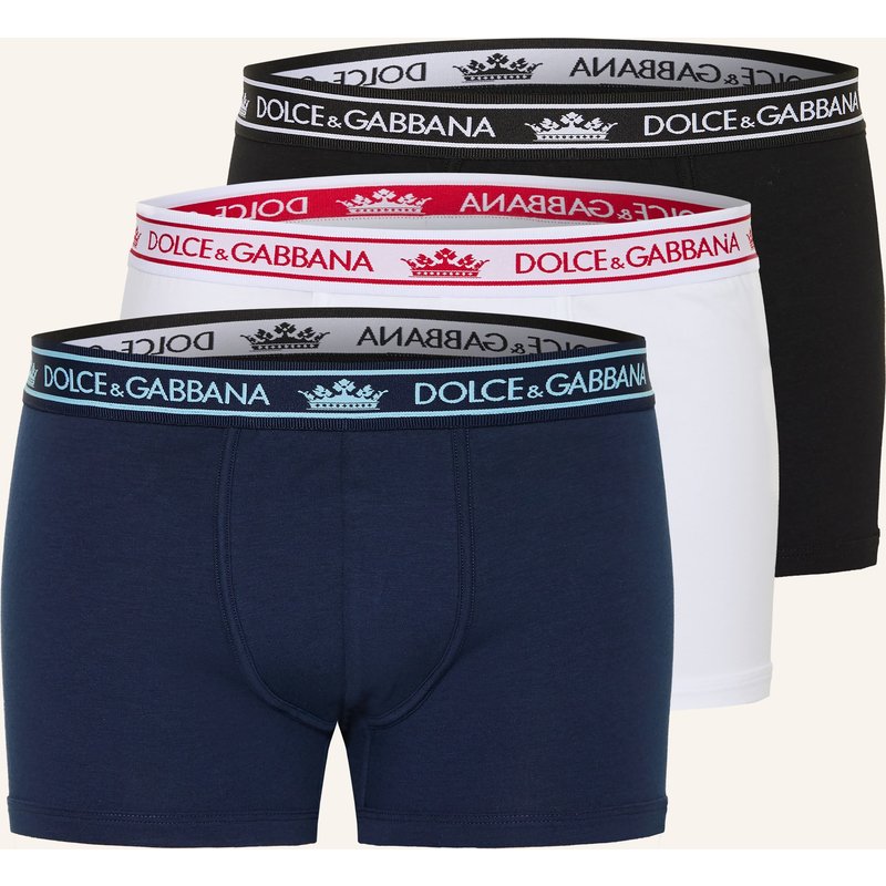 Dolce & Gabbana 3-Er Pack Boxershorts blau