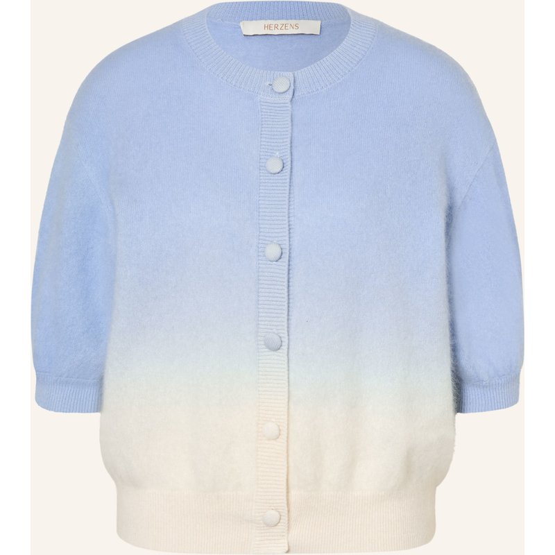 Herzens Strickjacke Aus Cashmere blau