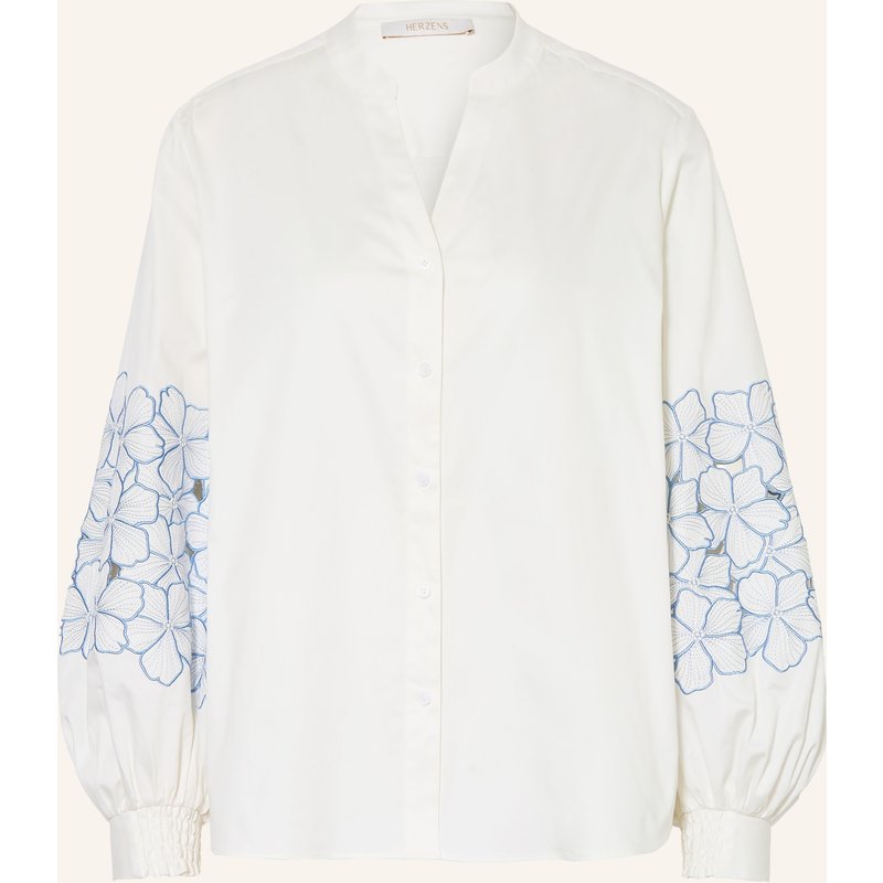 Herzens Bluse weiss