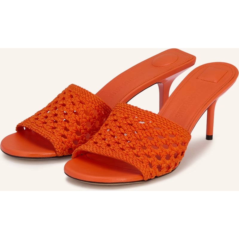Jacquemus Mules Les Mules Cubisto orange