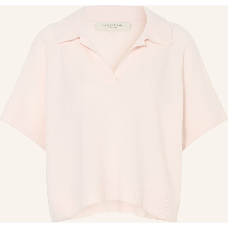 By Aylin Koenig Strick-Poloshirt Erika Aus Merinowolle Mit Cashmere rosa