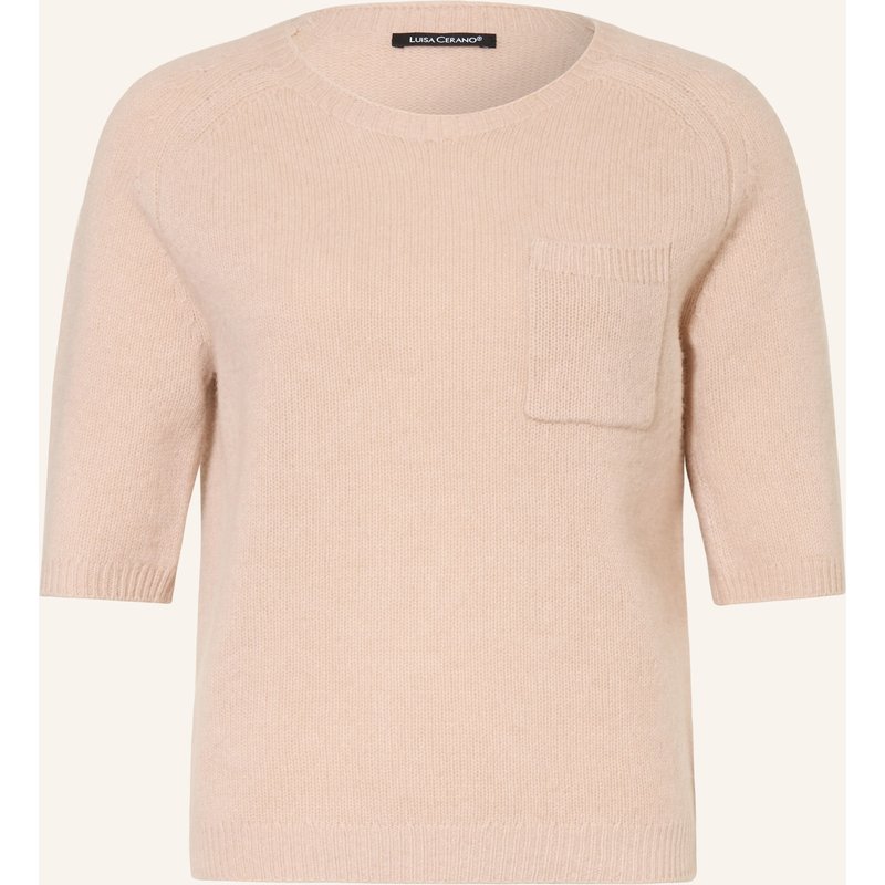 Luisa Cerano Strickshirt Mit 3/4-Arm rosa