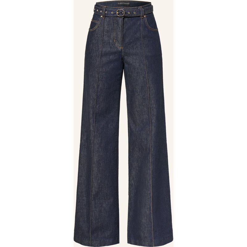 Luisa Cerano Flared Jeans blau