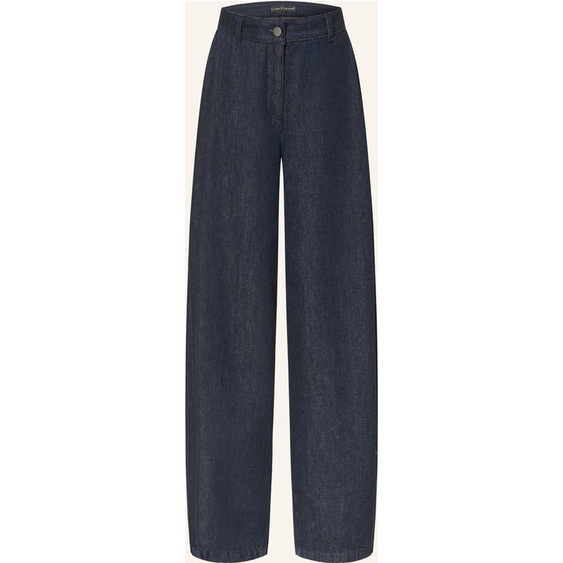 Luisa Cerano Wide Leg Jeans blau