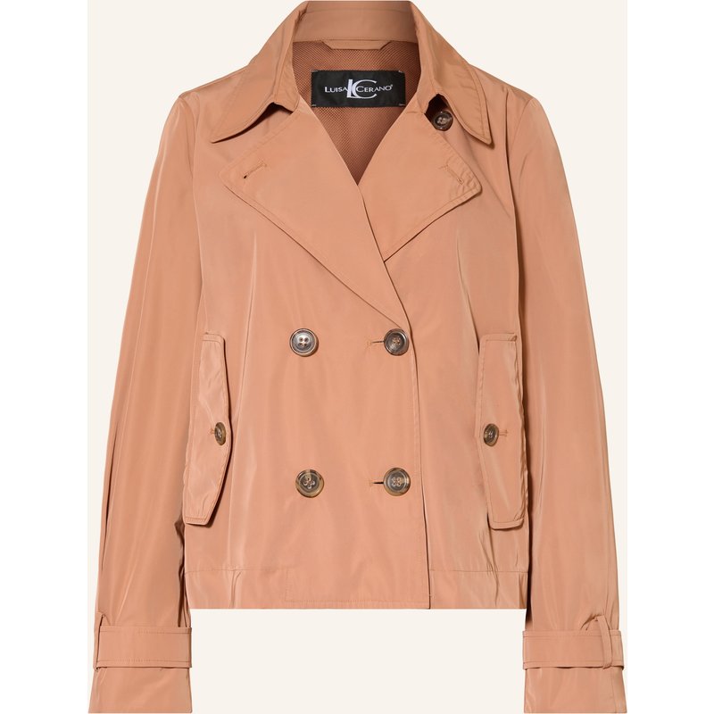 Luisa Cerano Trench-Jacke rosa