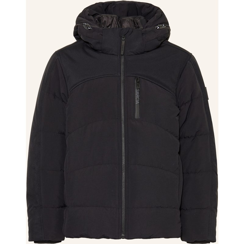 Garcia Steppjacke Im Materialmix schwarz