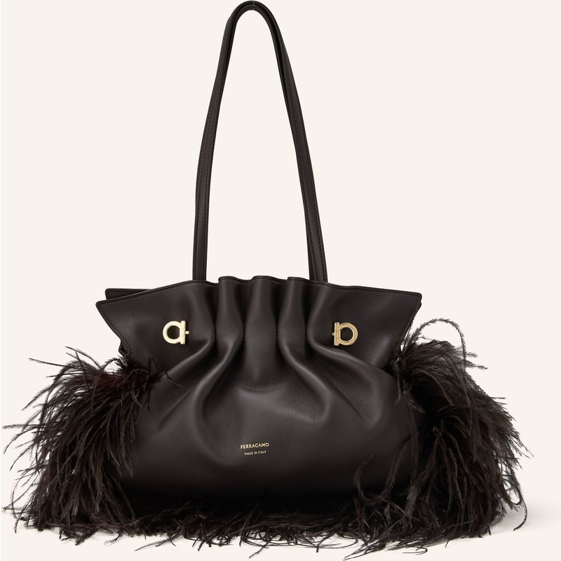 Ferragamo Handtasche Soft Bag braun