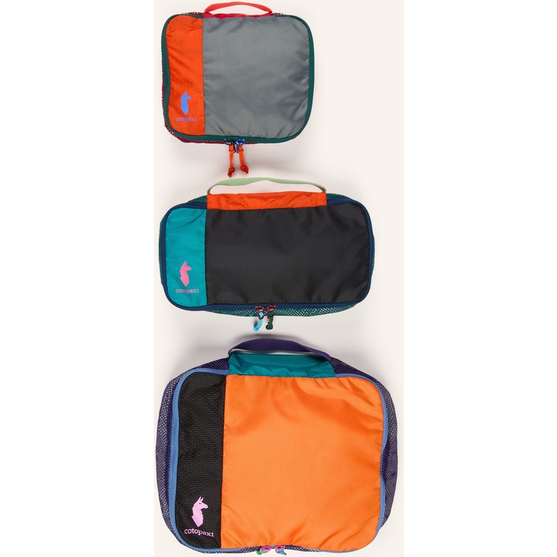 Cotopaxi 3er-Set Packhilfen Cubos Del Día orange