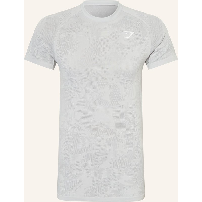 Gymshark T-Shirt Geo Seamless grau