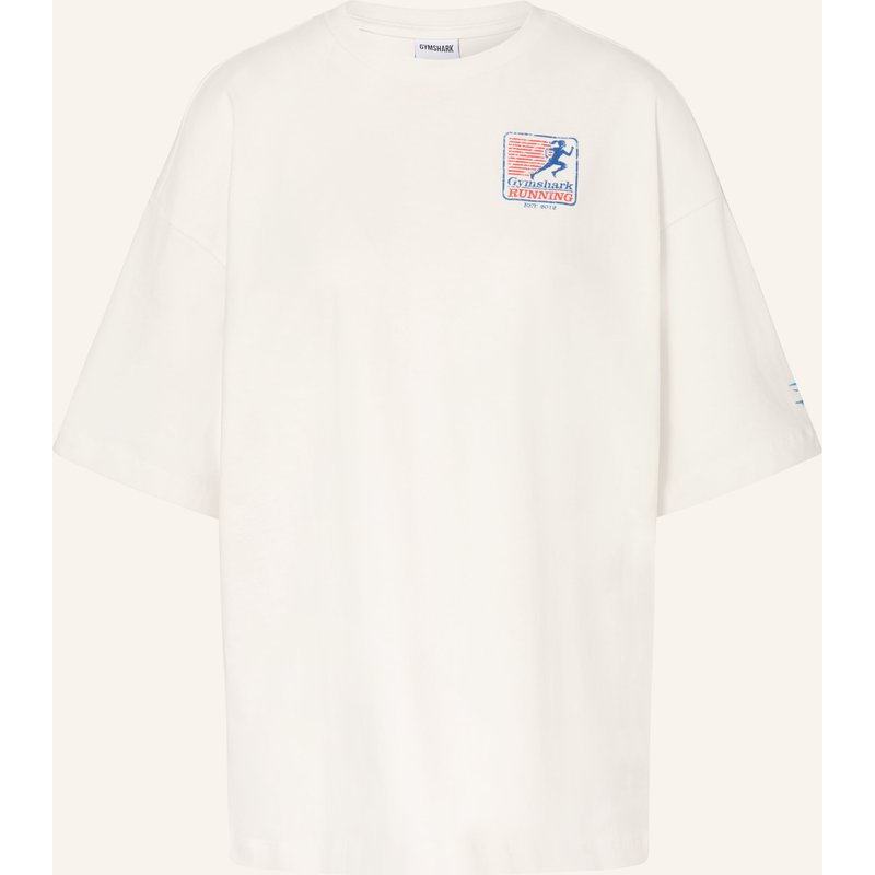 Gymshark T-Shirt Gfx Run Club weiss