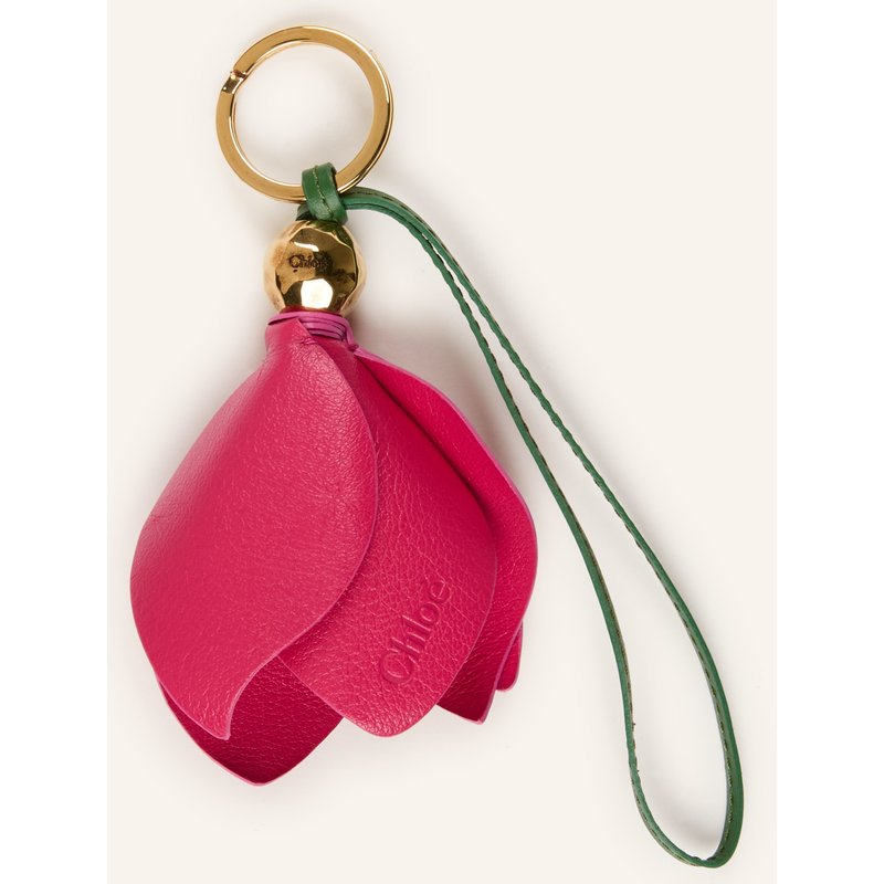 Chloé Taschenanhänger Tulip pink