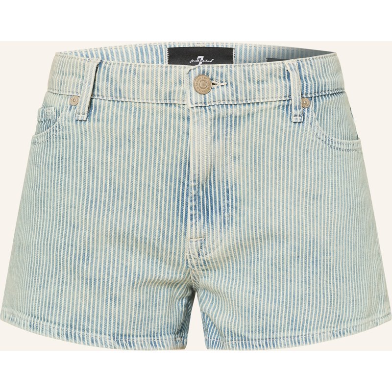7 For All Mankind Jeansshorts blau