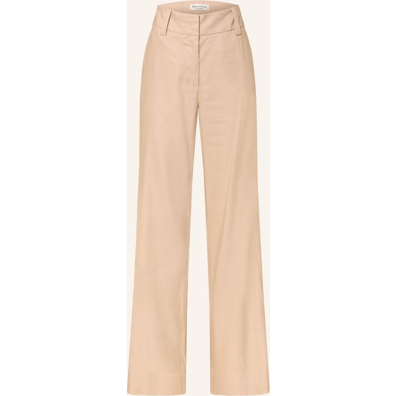 Marc O'polo Hose Mit Leinen beige