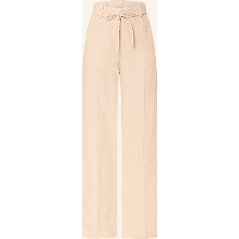 Marc O'polo Marlenehose Aus Leinen beige