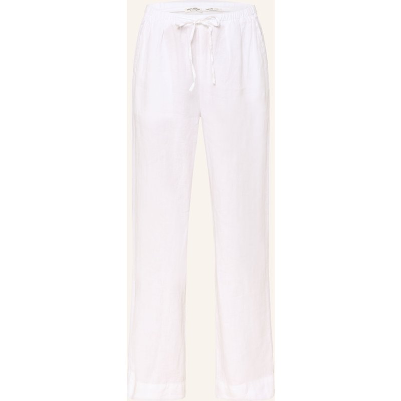 Marc O'polo Marlenehose Aus Leinen weiss
