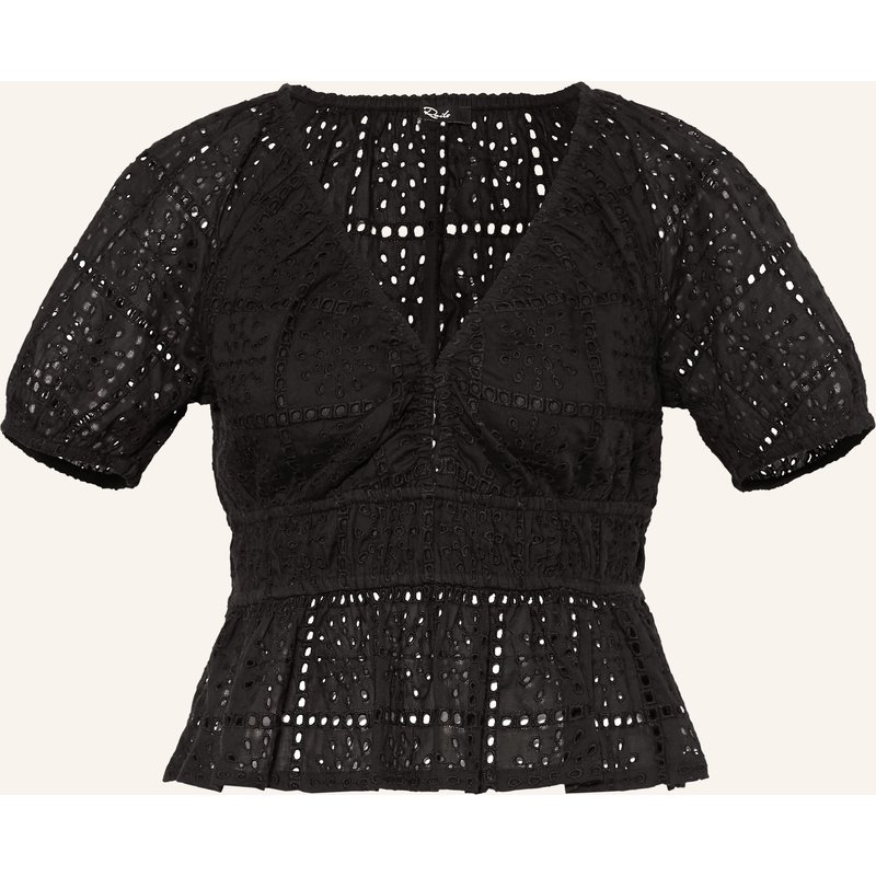 Rails Blusenshirt Argenta Aus Lochspitze schwarz