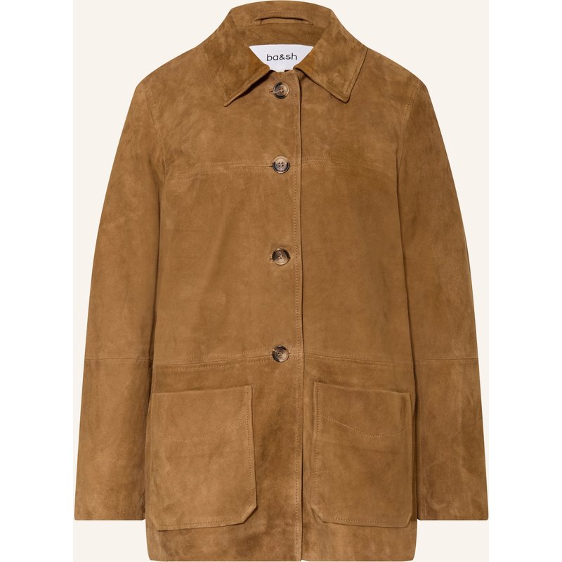 Ba&Sh Lederjacke Mario braun