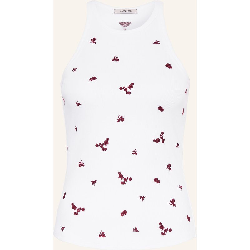 Dorothee Schumacher Top Ribbed Seduction weiss