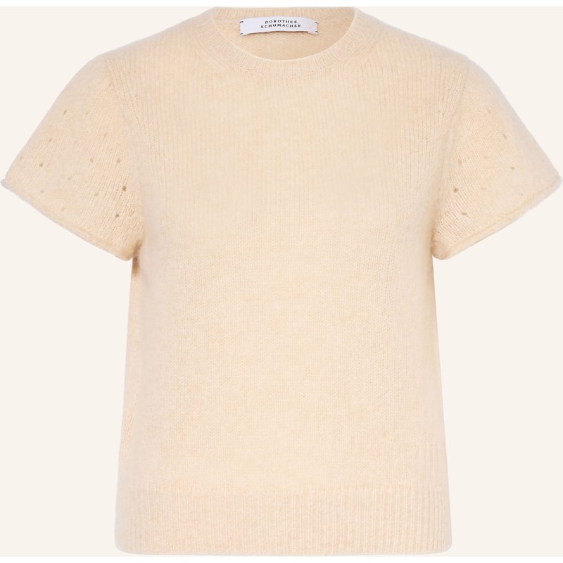 Dorothee Schumacher Strickshirt Luxury Love Aus Cashmere beige