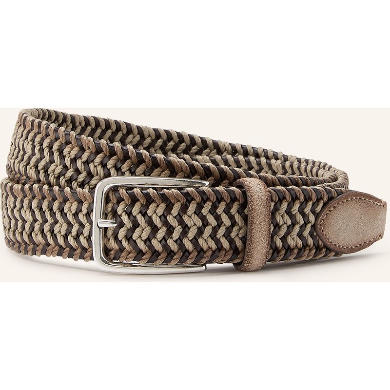 Veneta Cinture Flechtgürtel Aus Leder braun
