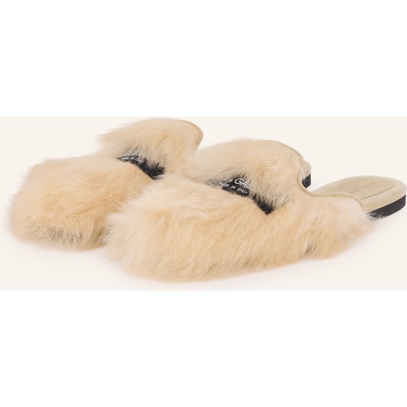 Dolce & Gabbana Pantoletten beige