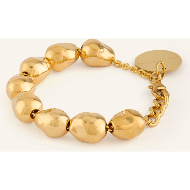 Vanessa Baroni Armband Organic Pearl gold