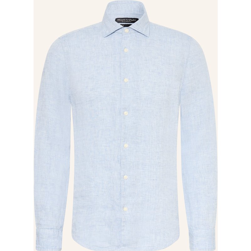 Marc O'polo Leinenhemd Slim Fit blau
