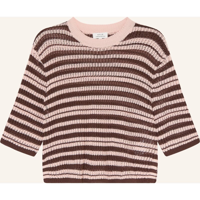 Opus Pullover Punny Mit 3/4-Arm rosa