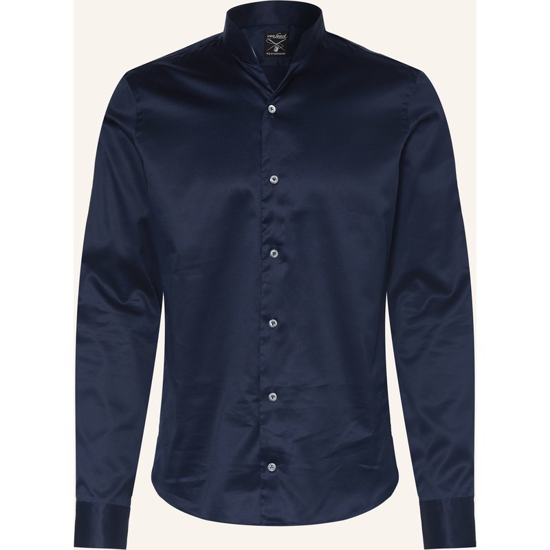 Van Laack Hemd Vl-Rudo-N Slim Fit Mit Stehkragen blau