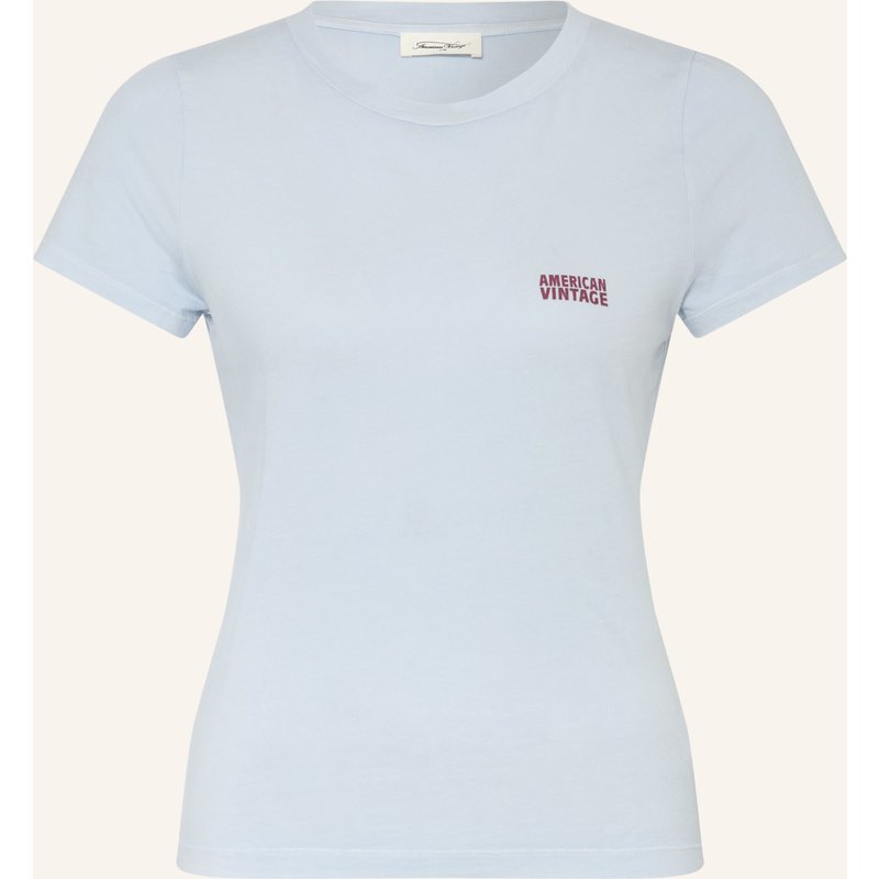 American Vintage T-Shirt Pymaz blau