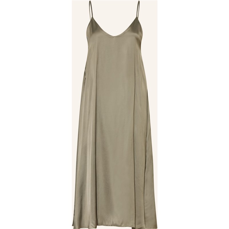 American Vintage Satinkleid Bovalow gruen