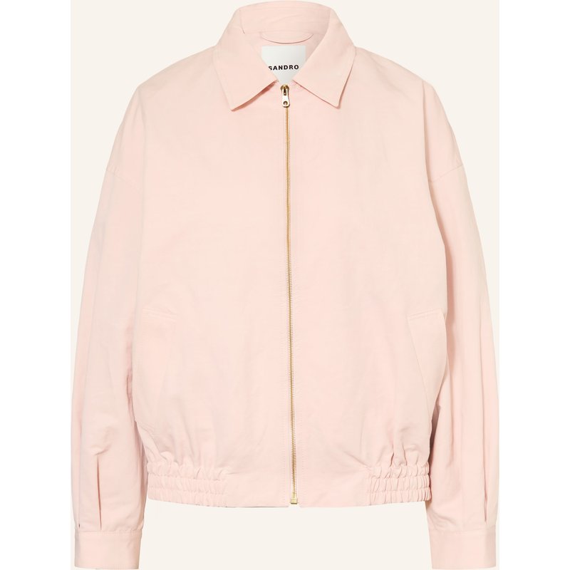 Sandro Blouson Mit Leinen rosa