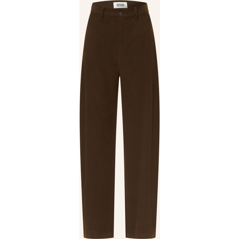 Drykorn Hose Receive braun