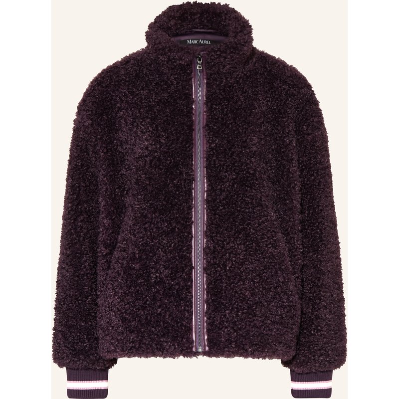 Marc Aurel Teddyfell-Jacke lila