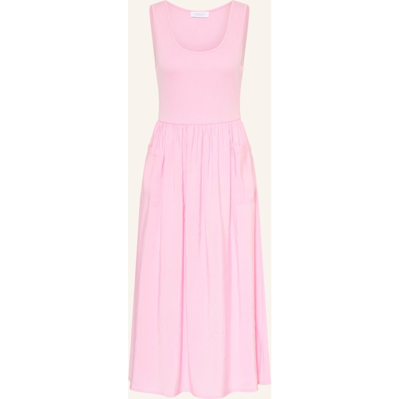 Rich & Royal Kleid Im Materialmix pink