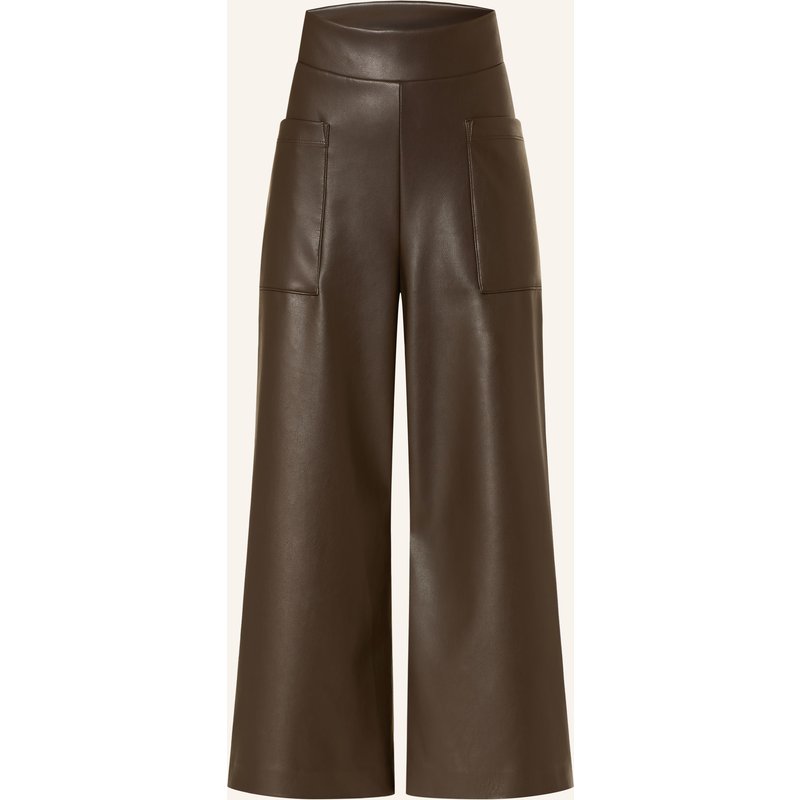 Joseph Ribkoff Culotte In Lederoptik braun